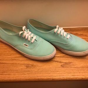 Mint green Vans